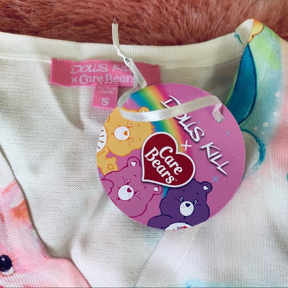 New Care Bears x Dolls Kill Crop Sweater Set - Picture 4 of 10